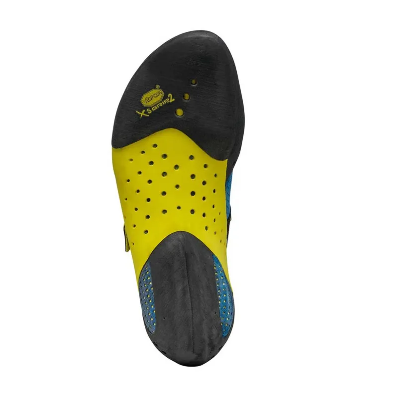 Scarpa Furia Air Climbing Shoes - Baltic Blue-Yellow-2